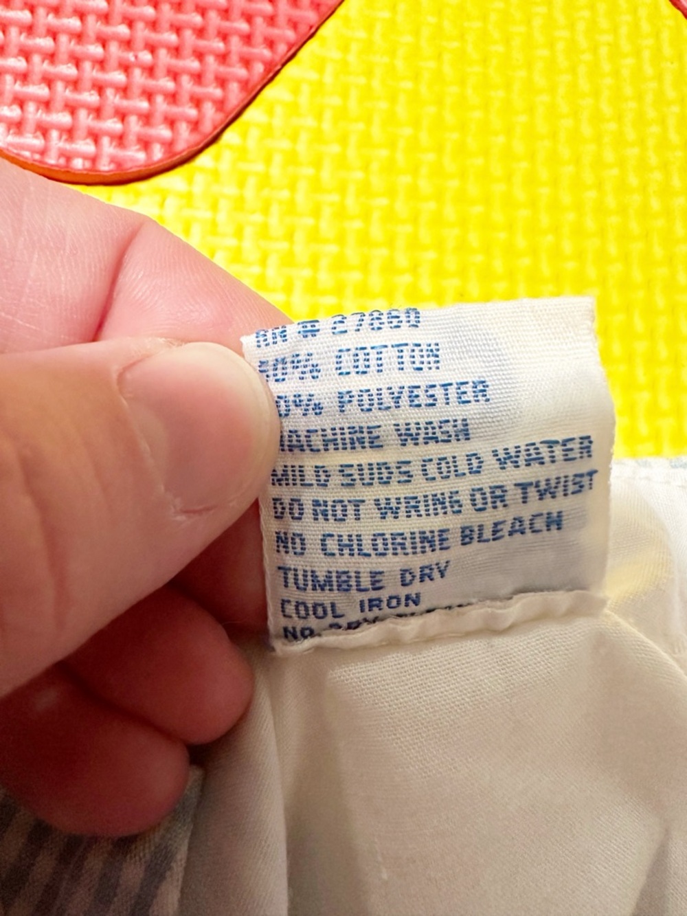 Vintage Nursery Rhyme Blue Gingham Train Embroidered Romper - Size 3/6M - Picture 5 of 7